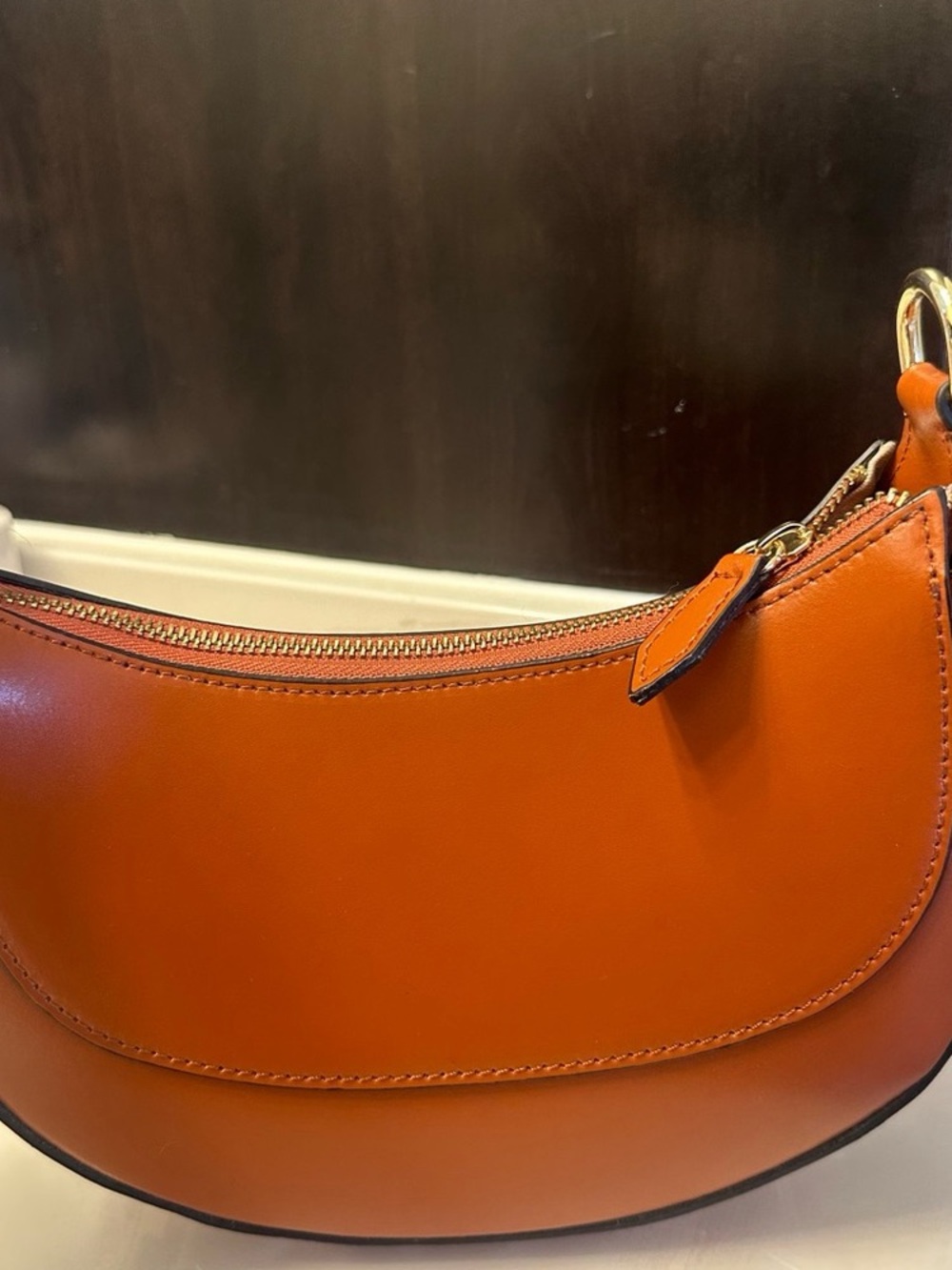 Valentino by Mario Valentino Mond Valent Leather Shoulder Bag - Picture 11 of 13